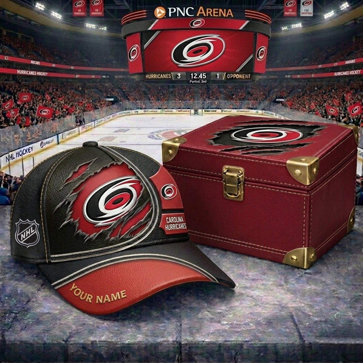 PREMIUM NHL X CH CRACK CUSTOM NAME HAT V300 NDT NHM 150526