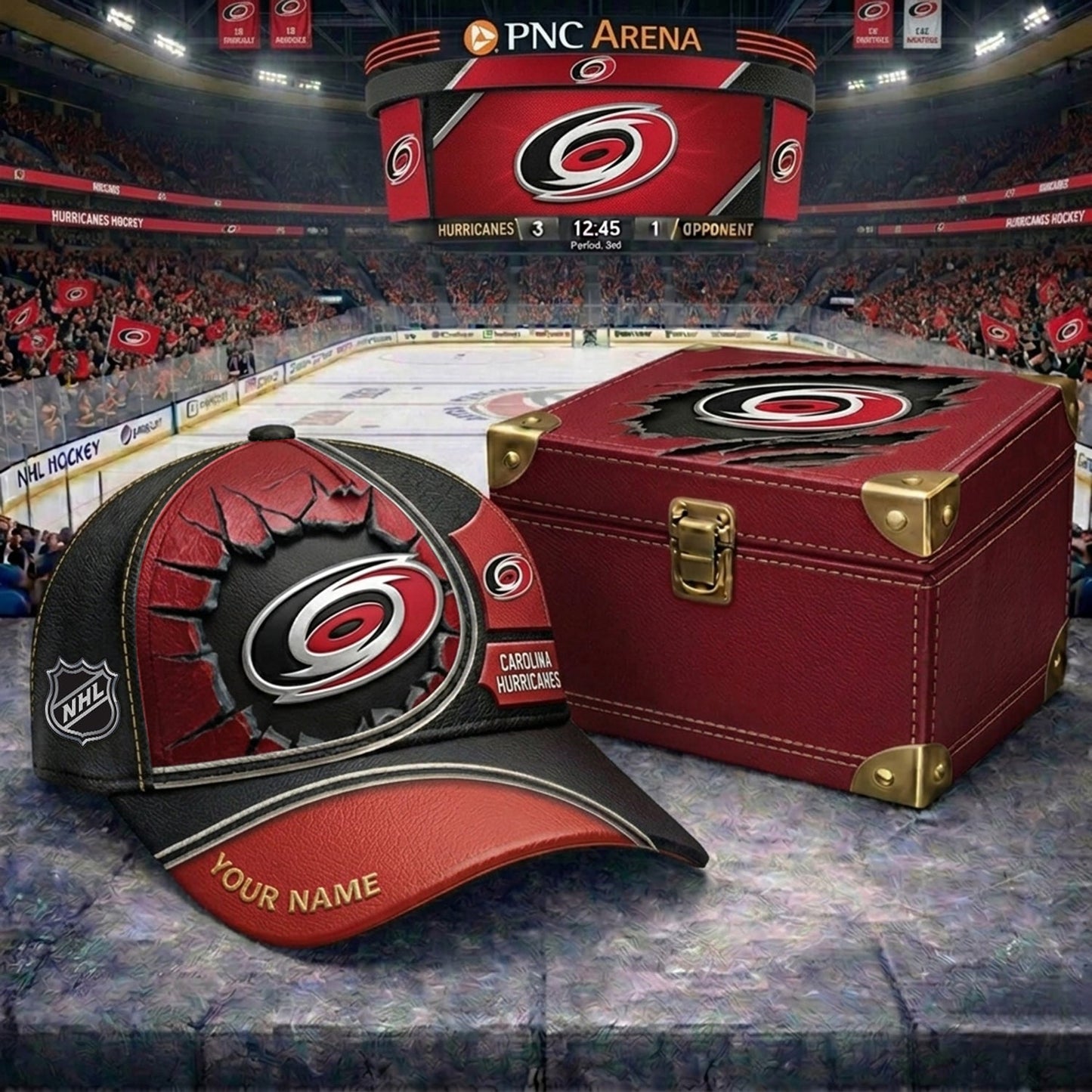 PREMIUM NHL X CH CRACK CUSTOM NAME HAT V303 NDT NHM 150526