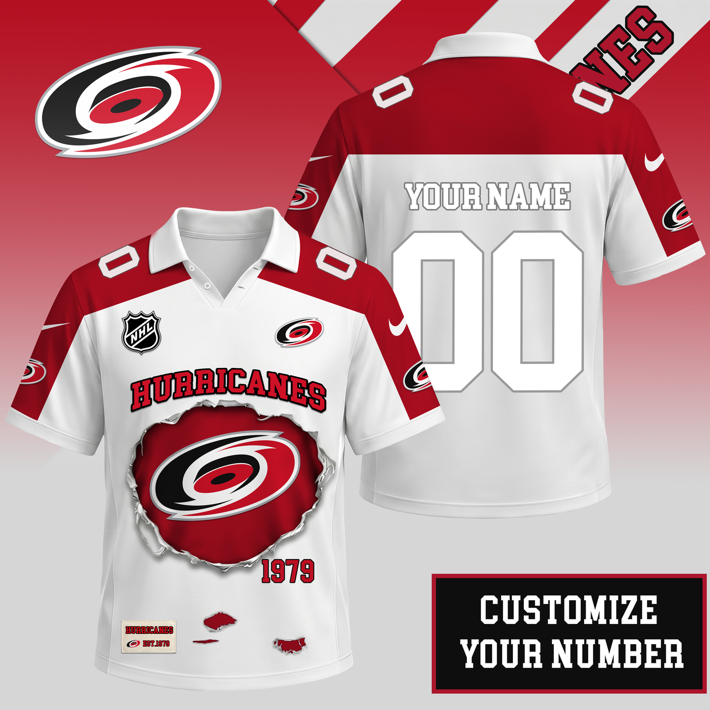 PREMIUM NHL X CH Streetwear Polo Shirt Custom Gifts For Fan NDT VHM 010626