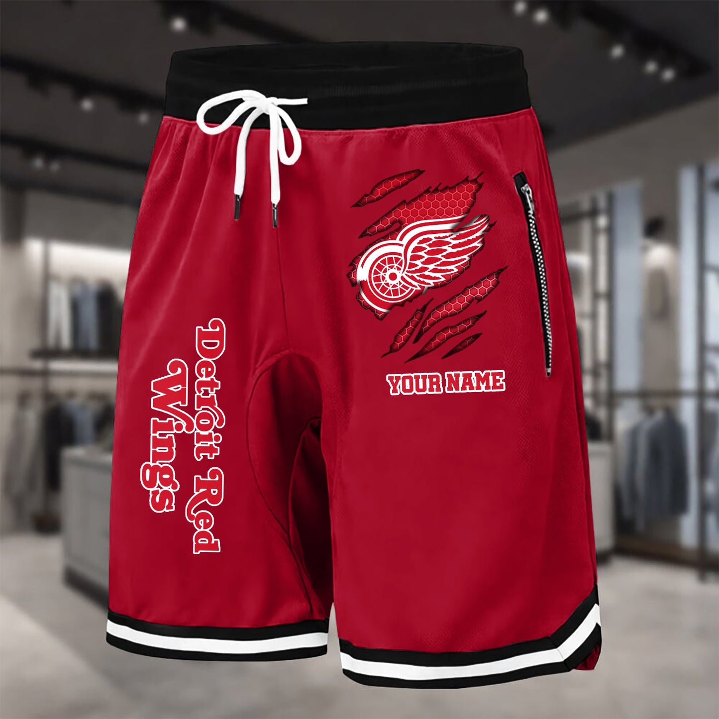 PREMIUM NHL X DRW Summer Fitness Breathable Basketball Shorts NDT NHM 240426