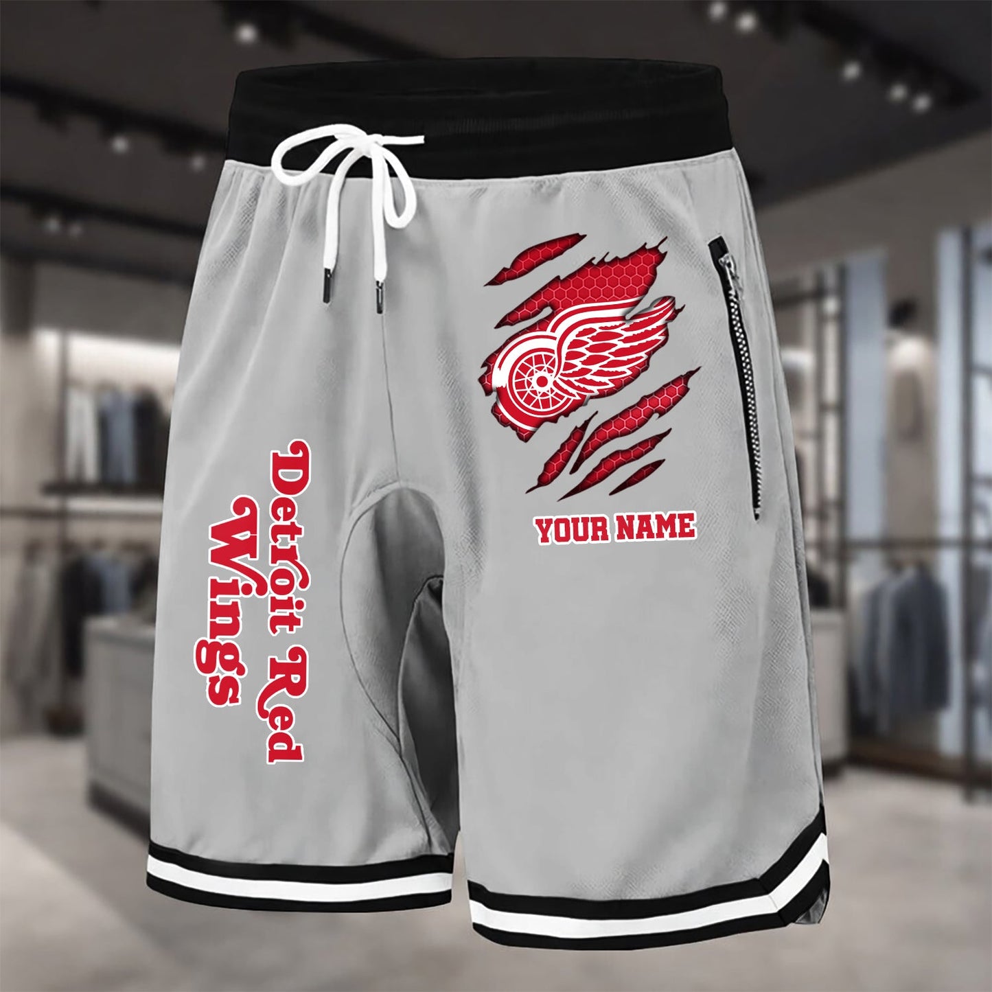 PREMIUM NHL X DRW Summer Fitness Breathable Basketball Shorts NDT NHM 240426