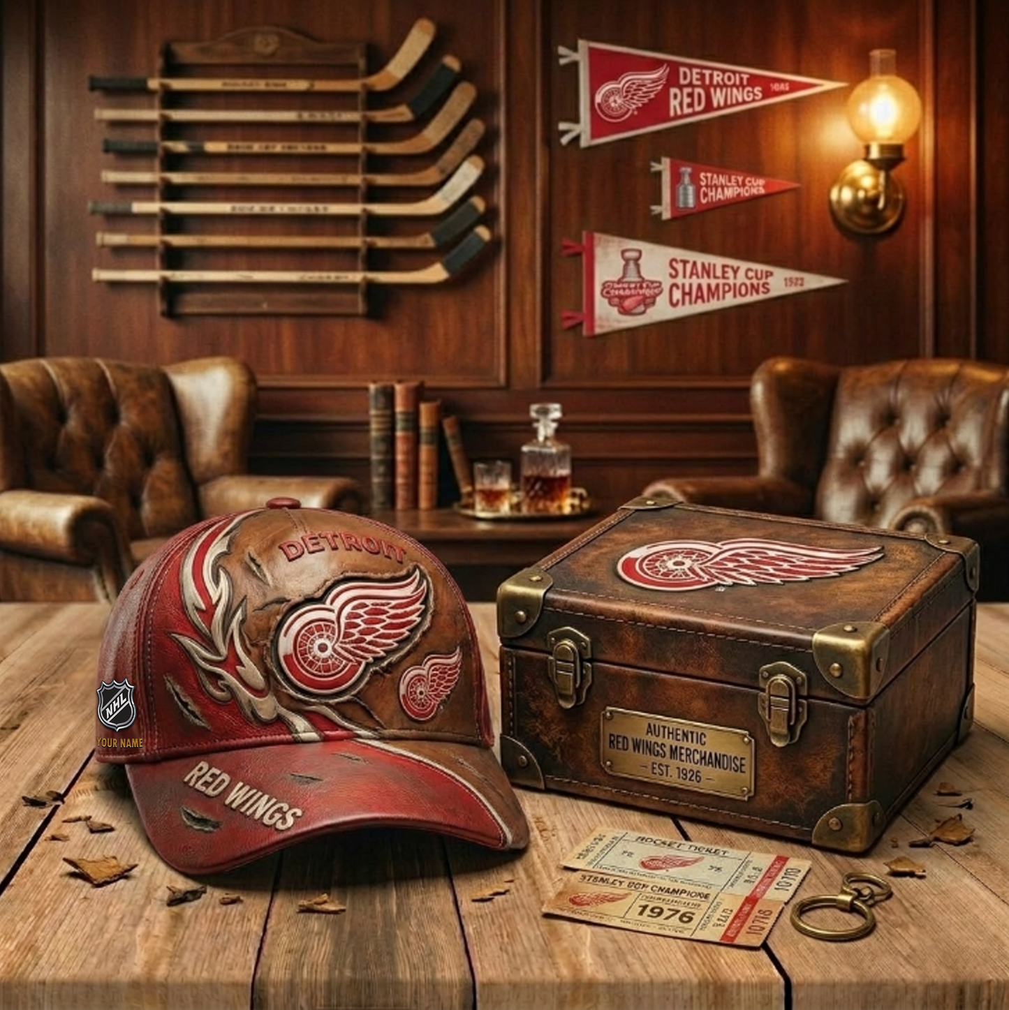 PREMIUM NHL X DRW VINTAGE CUSTOME NAME HAT NDT VHM 180426
