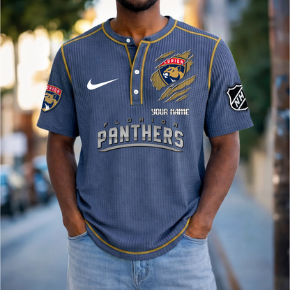 PREMIUM NHL X FP Crew neck button Henry Shirt Limited Editions NDT VHM 20426