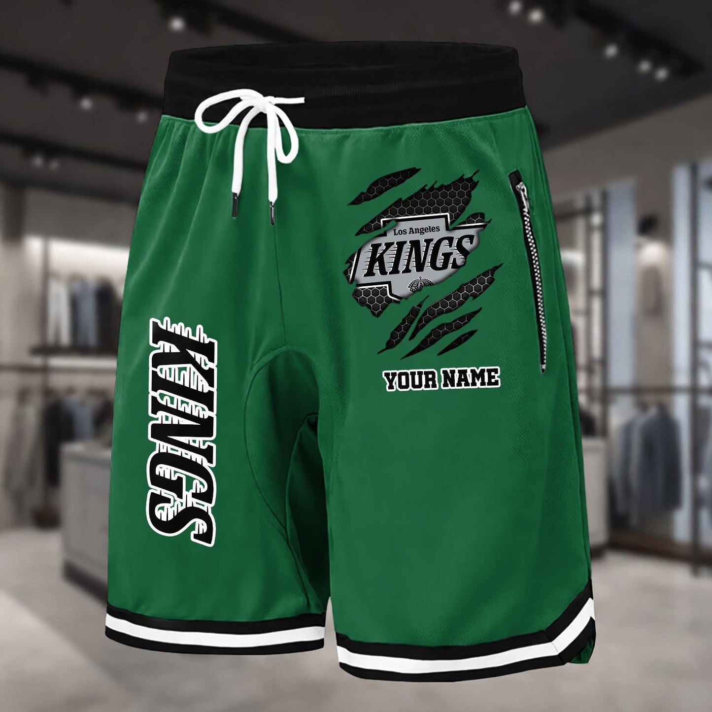 PREMIUM NHL X LAK Summer Fitness Breathable Basketball Shorts NDT NHM 240426