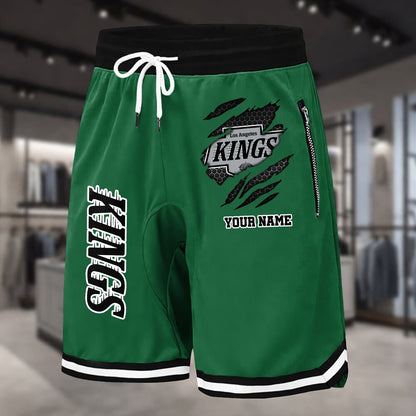 PREMIUM NHL X LAK Summer Fitness Breathable Basketball Shorts NDT NHM 240426
