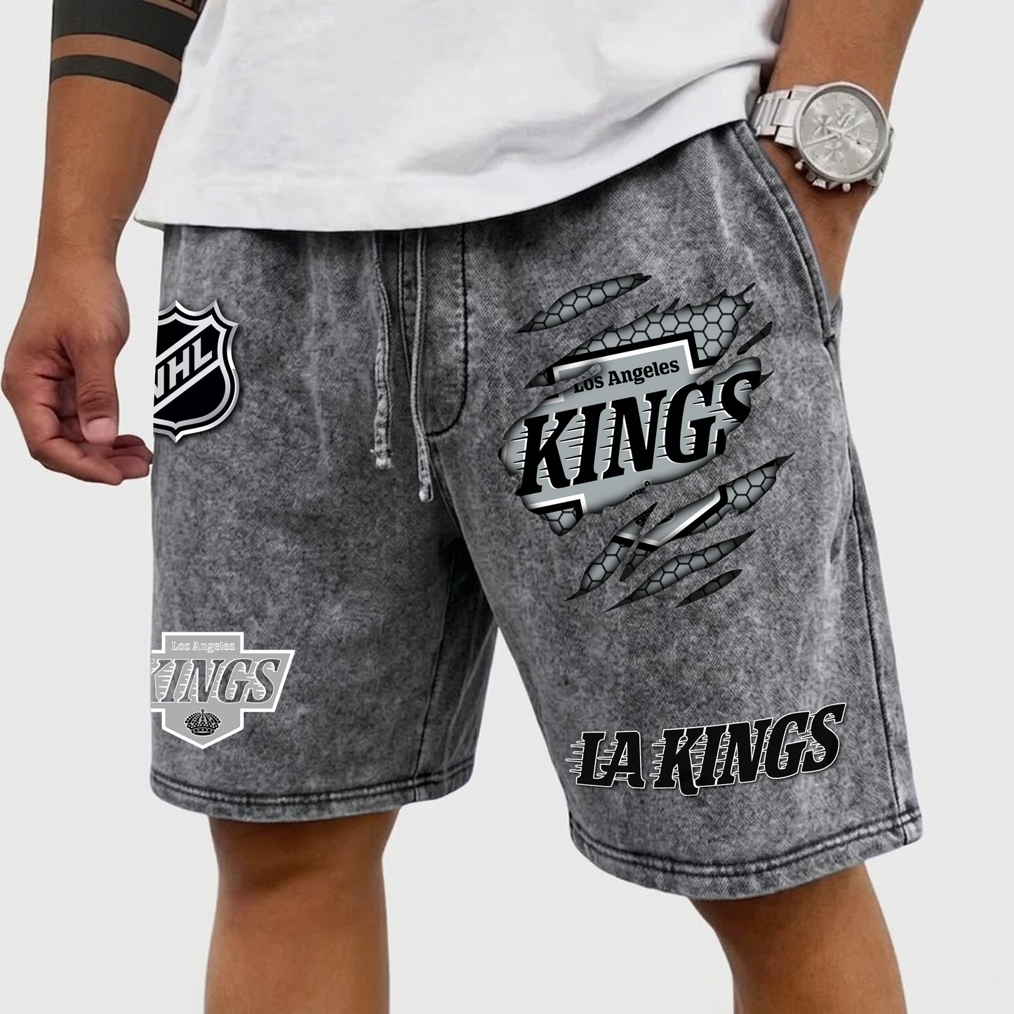 PREMIUM NHL X LK WASH SHORTS FOR SUMMER HOLIDAY NDT VHM  070426