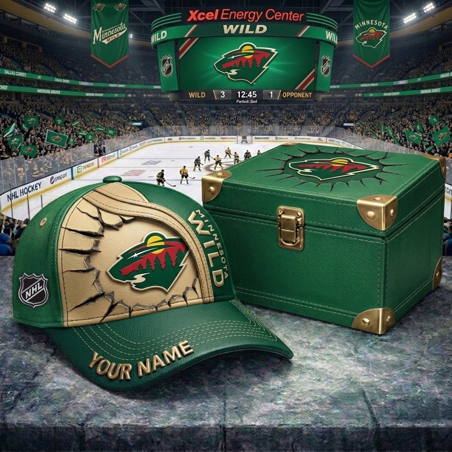 PREMIUM NHL X MW CRACK CUSTOM NAME HAT NDT NHM 140426