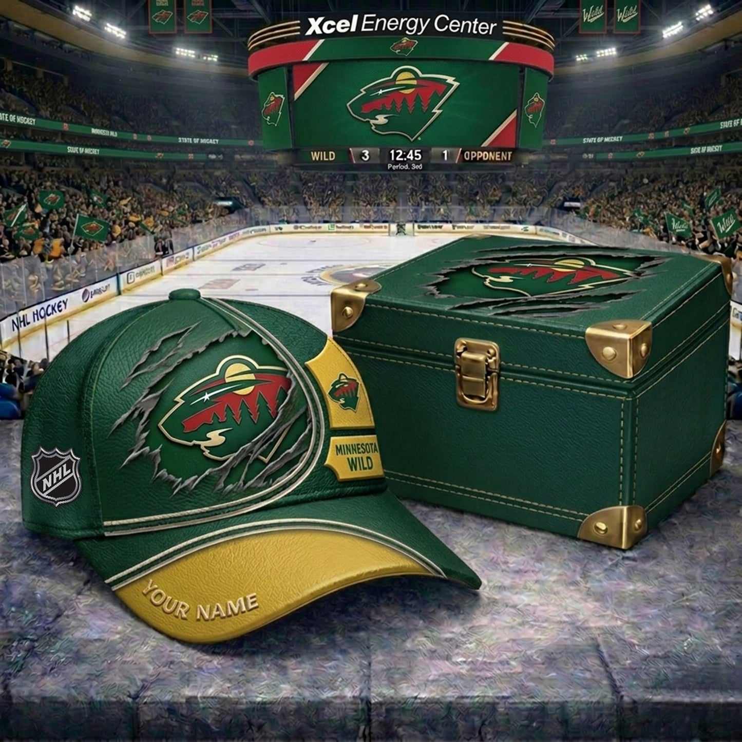 PREMIUM NHL X MW CRACK CUSTOM NAME HAT V300 NDT NHM 150526