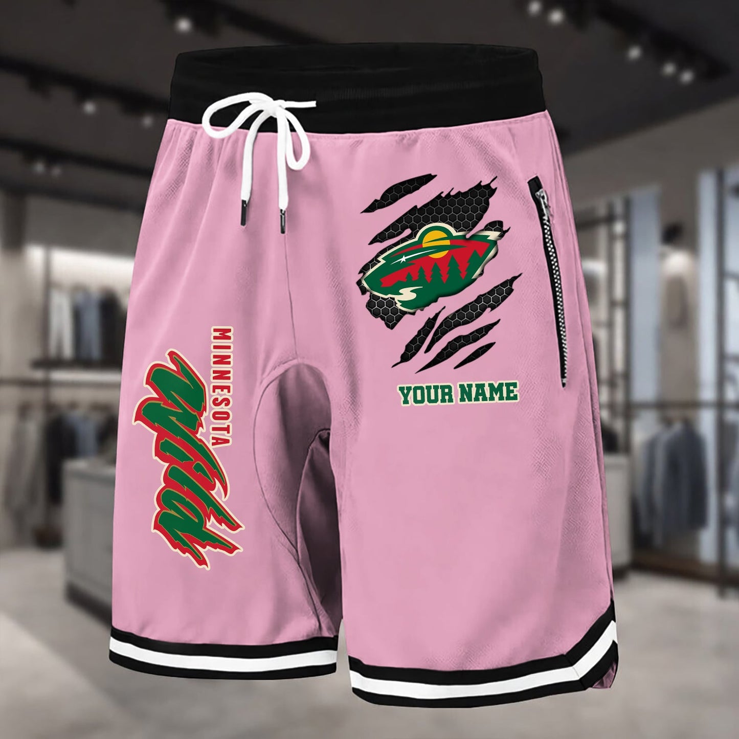 PREMIUM NHL X MW Summer Fitness Breathable Basketball Shorts NDT NHM 240426
