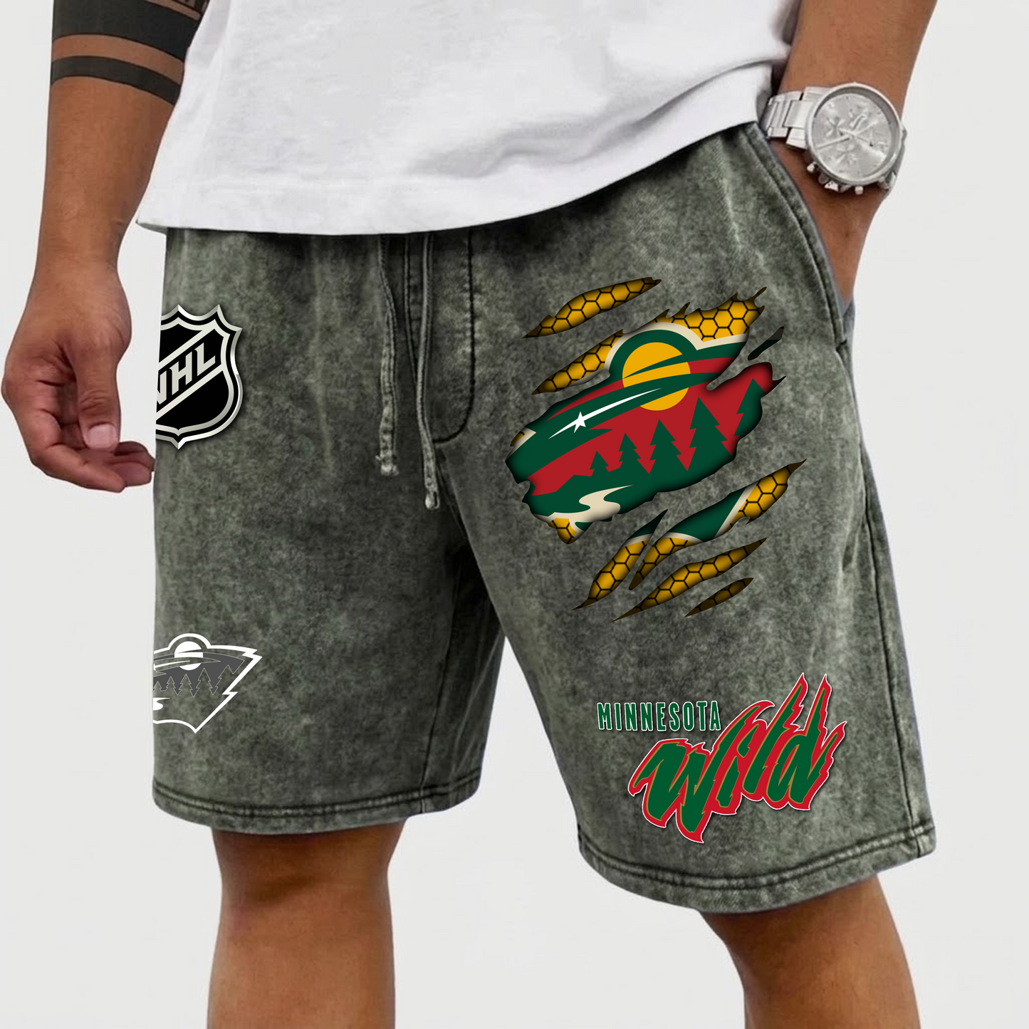 PREMIUM NHL X MW WASH SHORTS FOR SUMMER HOLIDAY NDT VHM  070426
