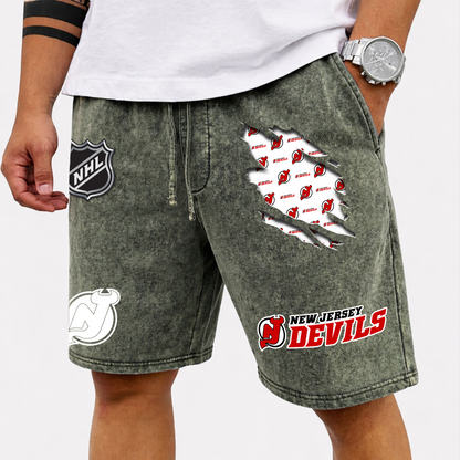 PREMIUM NHL X NJD WASH SHORT FOR SUMMERS HOLIDAY V2 NDT VHM 080426