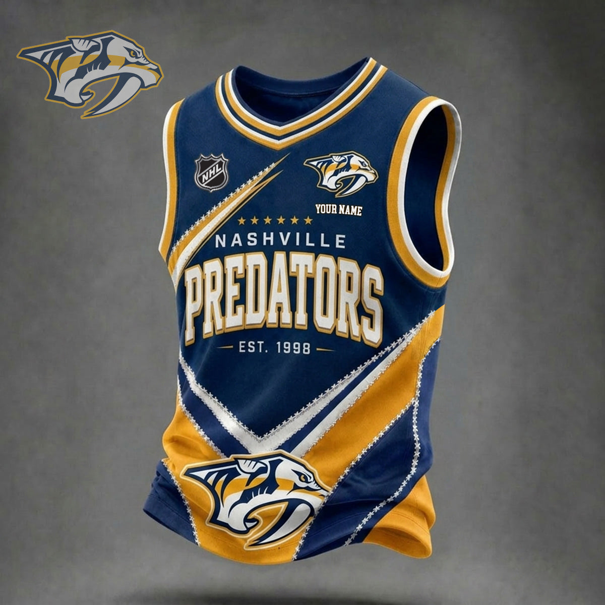 PREMIUM NHL X NP Game Day V-Neck Tank Top Custome Shirt NDT NHM 060626
