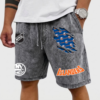 PREMIUM NHL X NYI WASH SHORT FOR SUMMERS HOLIDAY V2 NDT VHM 080426