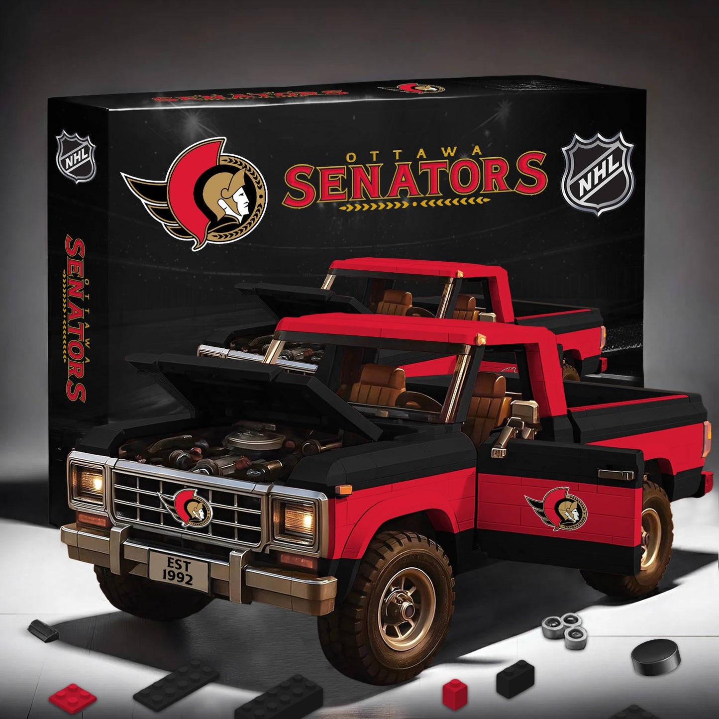 PREMIUM NHL X OS Elite Craft Ford F150 3D Build Your Own Toy NDT NHM 180426