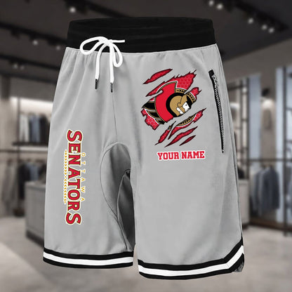 PREMIUM NHL X OS Summer Fitness Breathable Basketball Shorts NDT NHM 240426