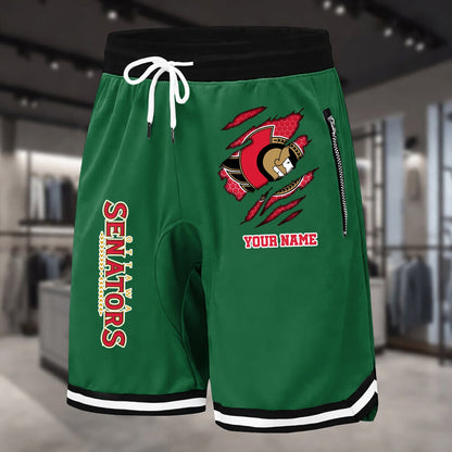 PREMIUM NHL X OS Summer Fitness Breathable Basketball Shorts NDT NHM 240426