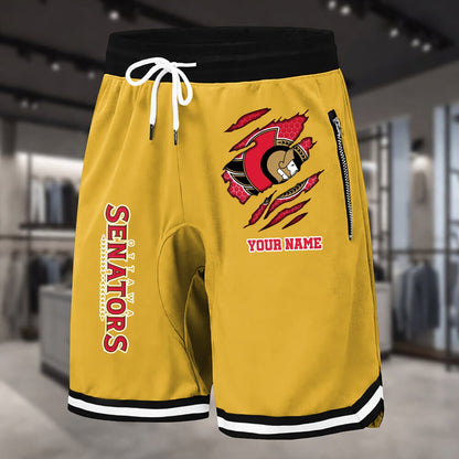 PREMIUM NHL X OS Summer Fitness Breathable Basketball Shorts NDT NHM 240426