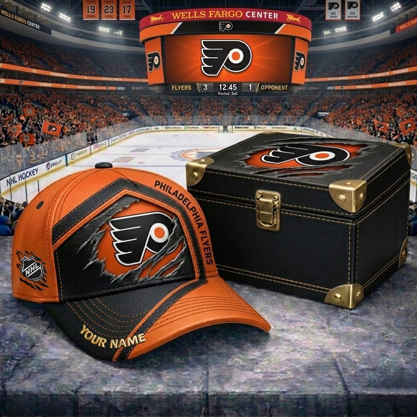 PREMIUM NHL X PF CRACK CUSTOM NAME V3 PLUS HAT NDT NHM 210426