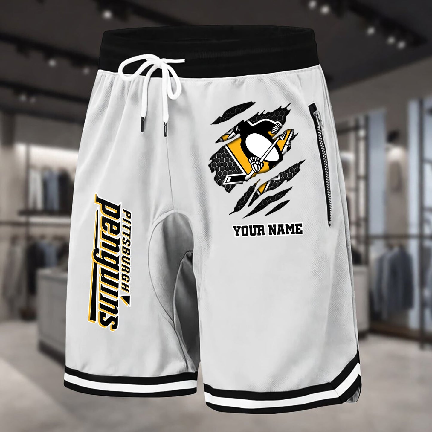 PREMIUM NHL X PP Summer Fitness Breathable Basketball Shorts NDT NHM 240426