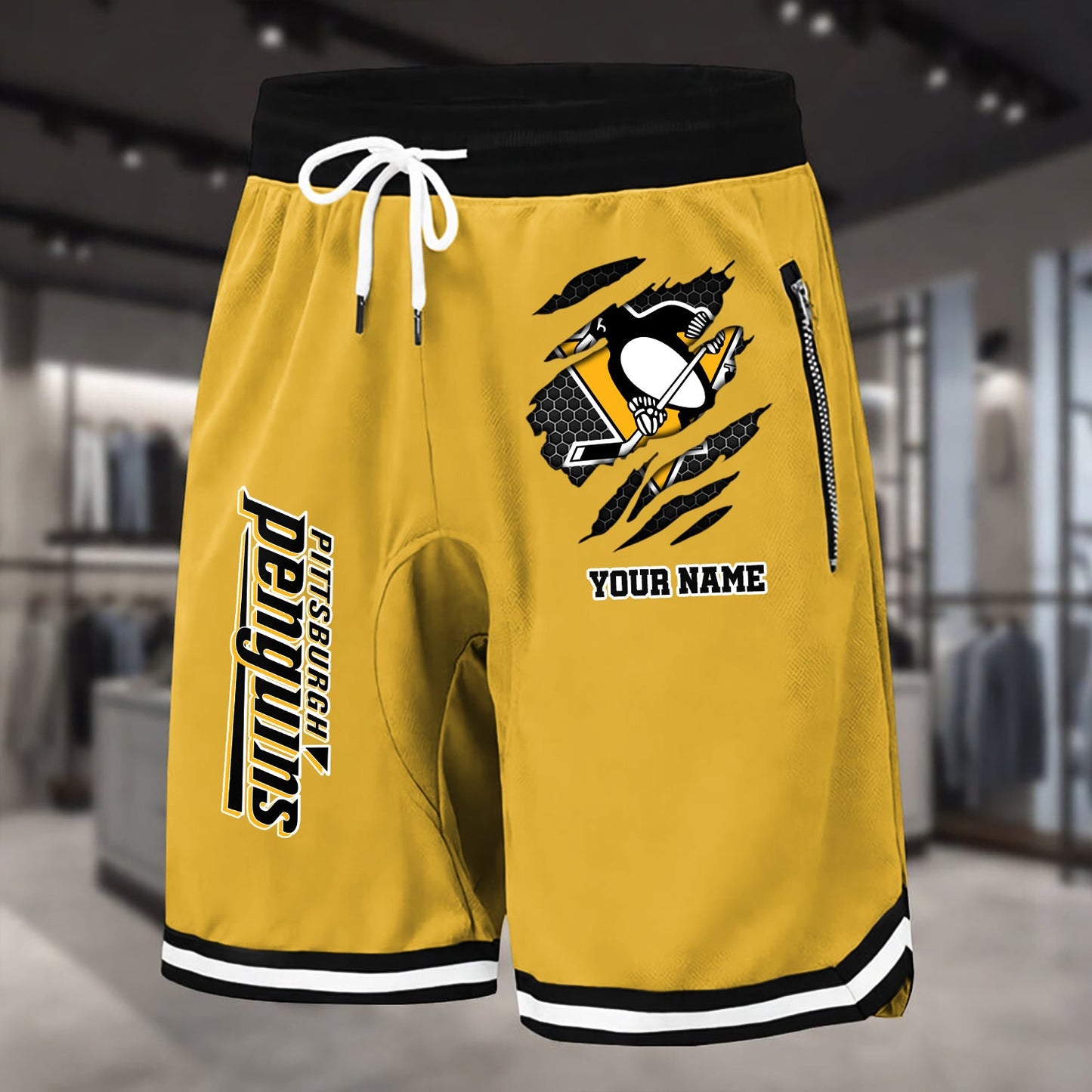 PREMIUM NHL X PP Summer Fitness Breathable Basketball Shorts NDT NHM 240426