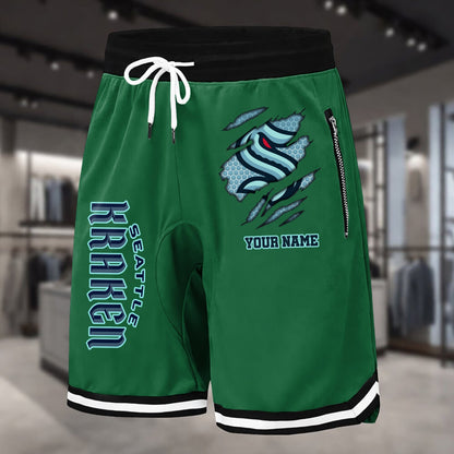 PREMIUM NHL X SK Summer Fitness Breathable Basketball Shorts NDT NHM 240426