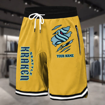 PREMIUM NHL X SK Summer Fitness Breathable Basketball Shorts NDT NHM 240426
