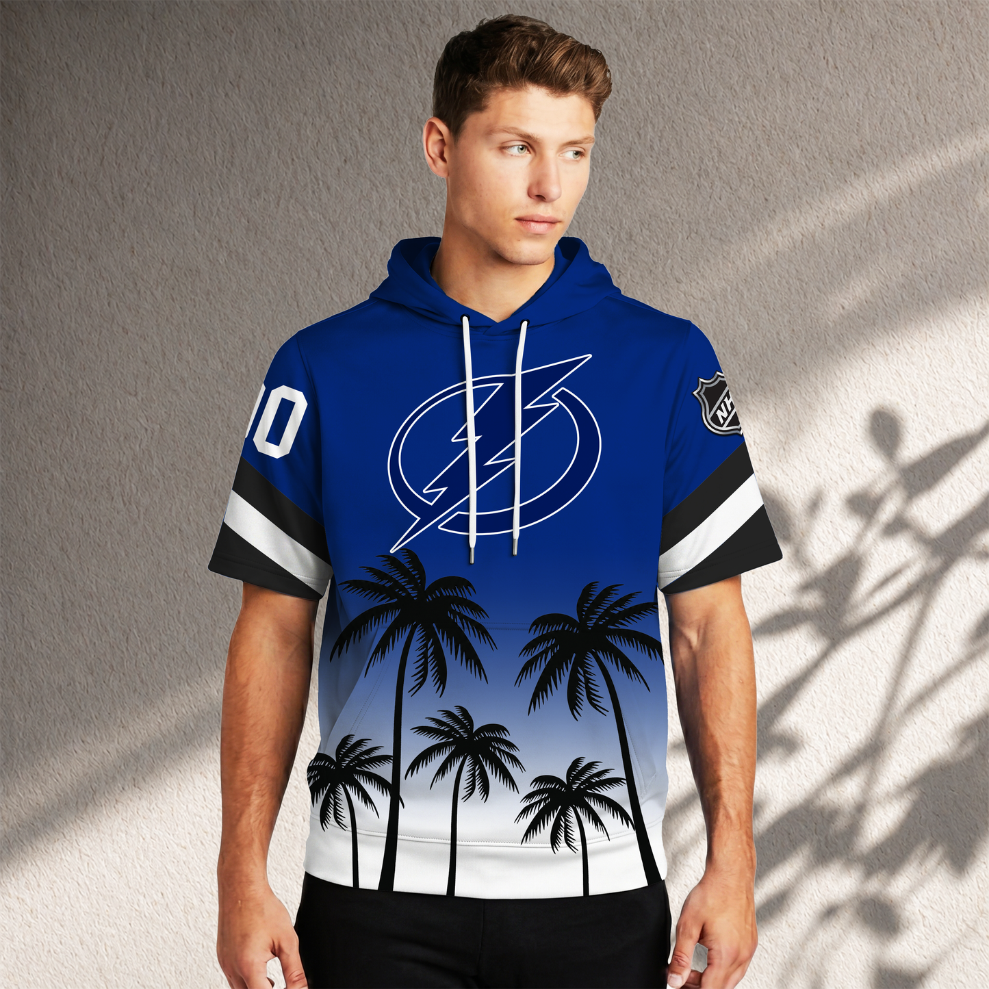 PREMIUM NHL X TBL Short Sleeve Hoodie T-Shirt FOR SUMMER HOLIDAY NDT VHM 160526