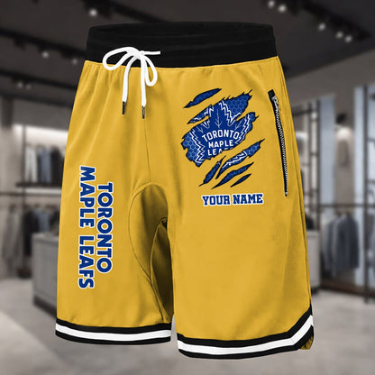 PREMIUM NHL X TML Summer Fitness Breathable Basketball Shorts NDT NHM 240426