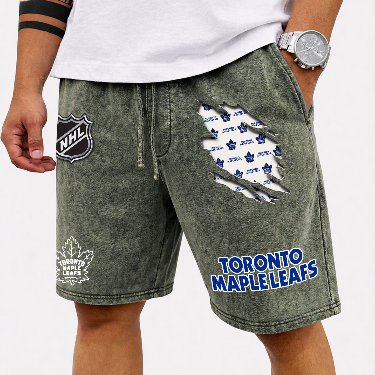 PREMIUM NHL X TML WASH SHORT FOR SUMMERS HOLIDAY V2 NDT VHM 080426