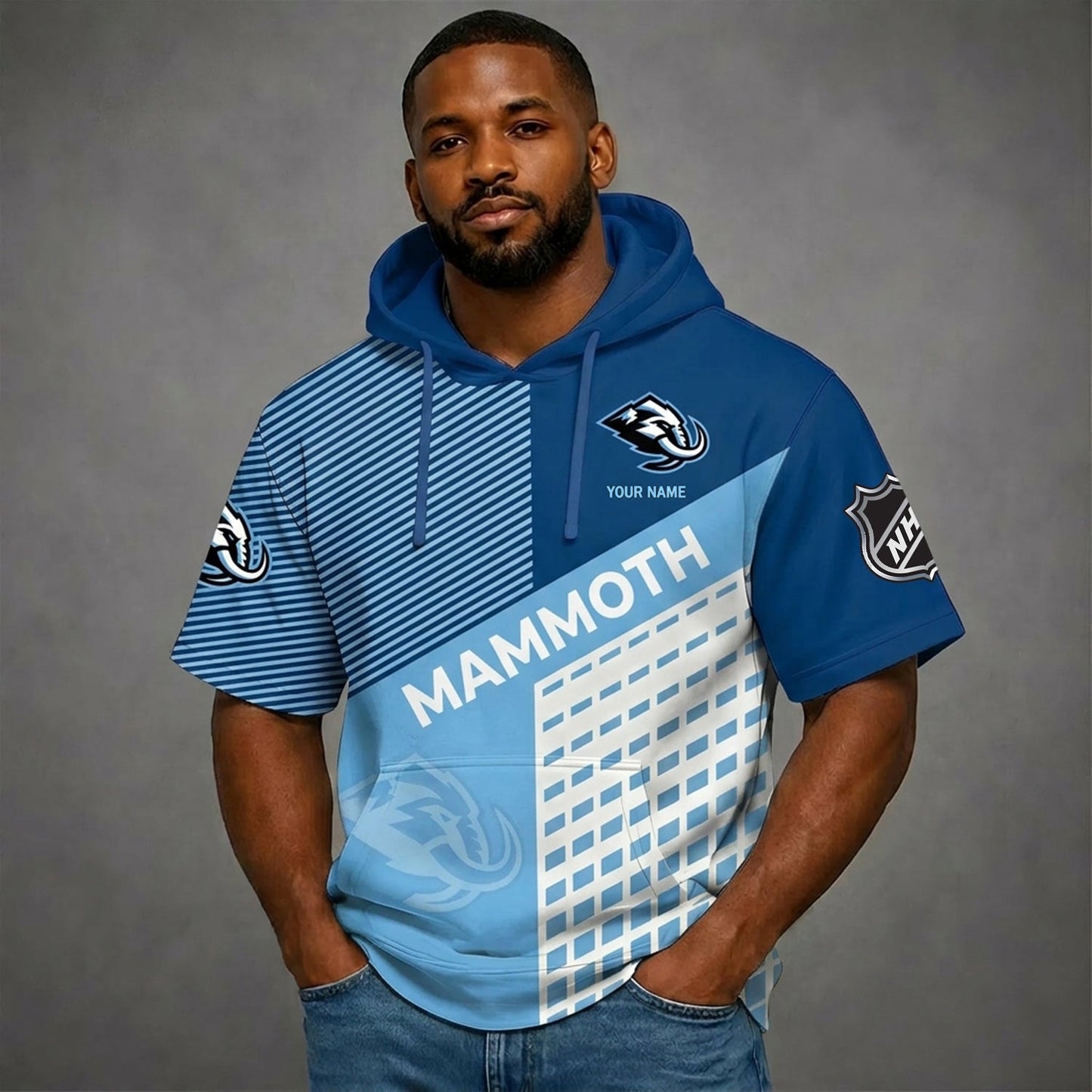 PREMIUM NHL X UM Short Sleeve Hoodie SHIRT FOR SUMMER HOLIDAY V3 NDT NHM 180526