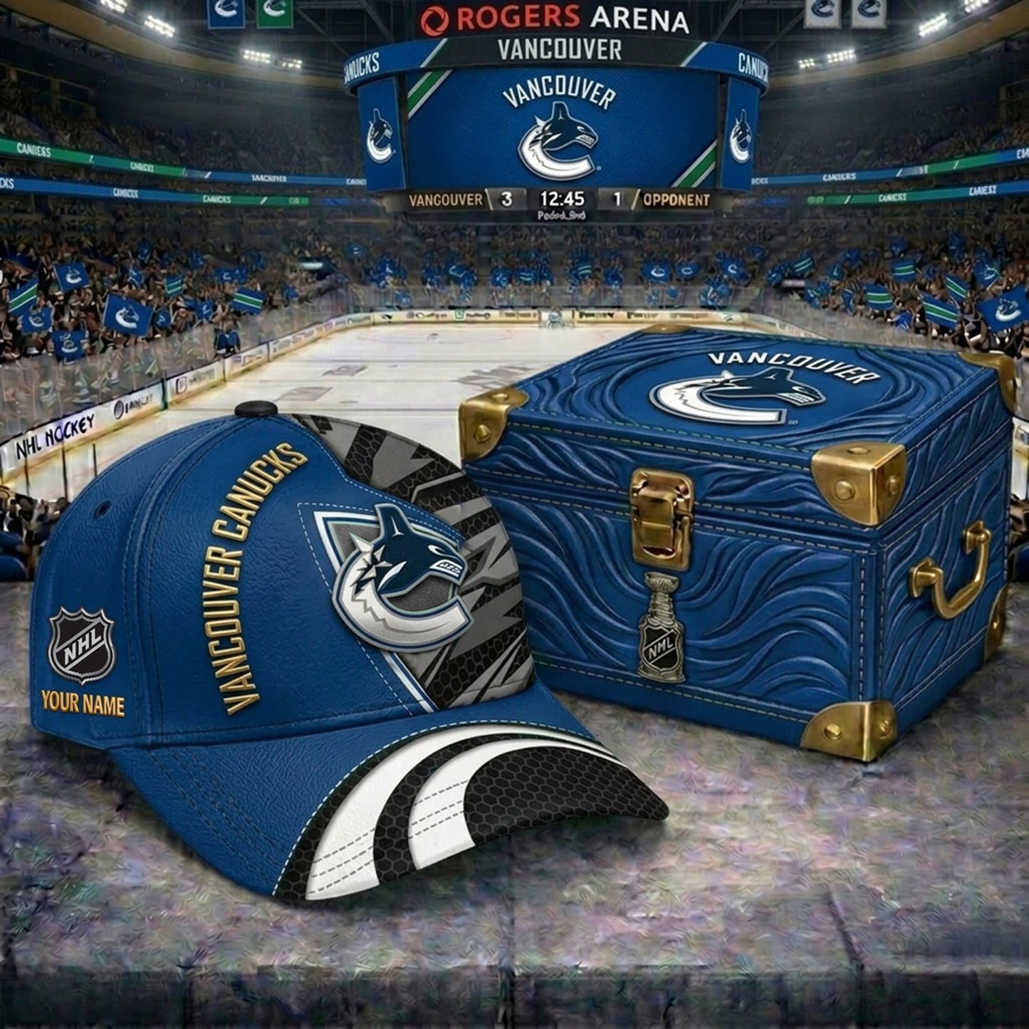 PREMIUM NHL X VC CRACK CUSTOM NAME V5 HAT NDT NHM 220426