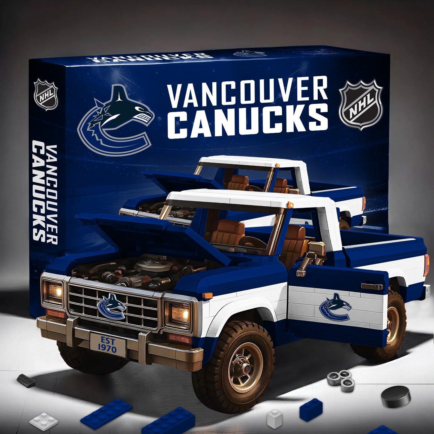 PREMIUM NHL X VC Elite Craft Ford F150 3D Build Your Own Toy NDT NHM 180426