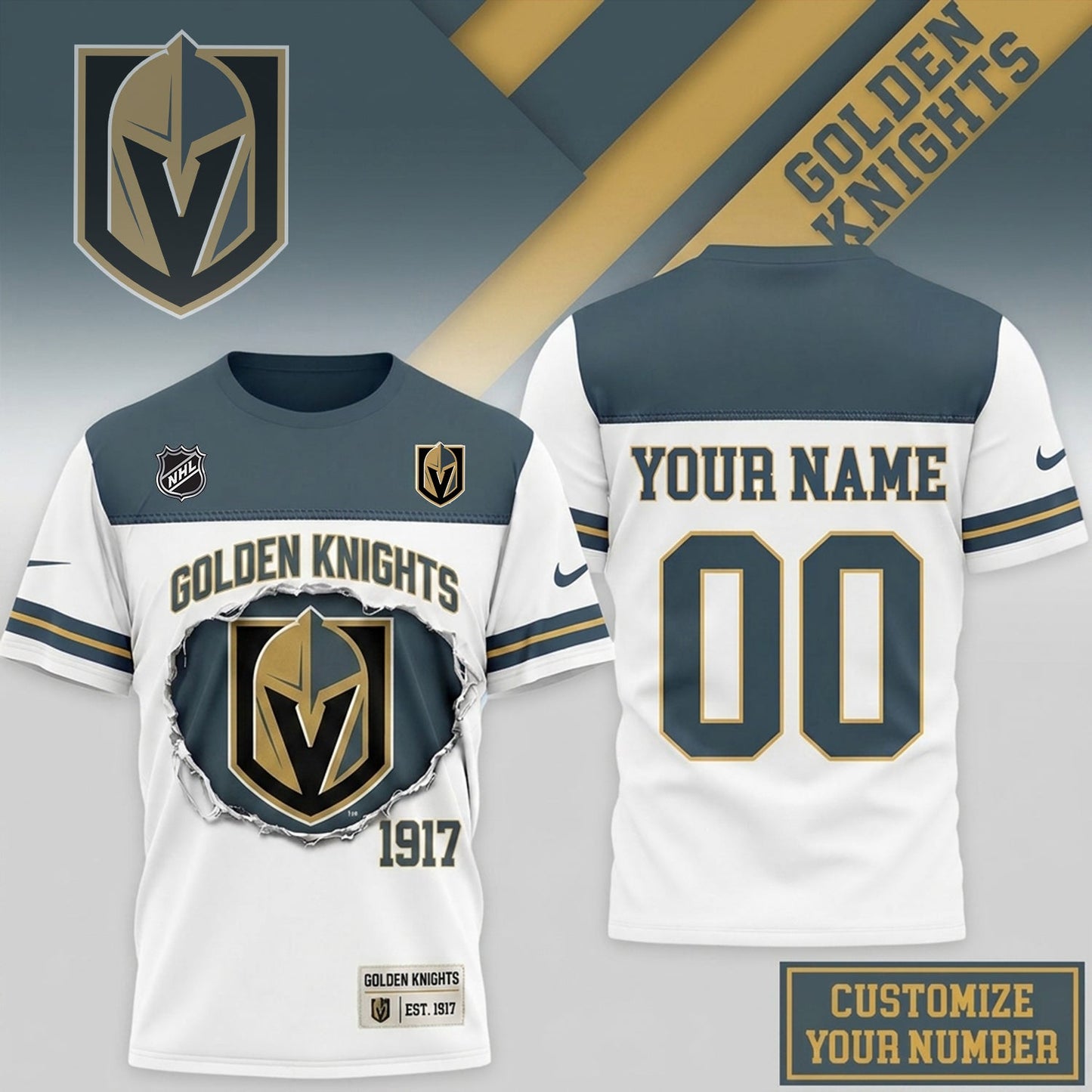 PREMIUM NHL X VGK BESPOKE CRACK SHIRT LIMITED EDITIONS NDT NHM 300526