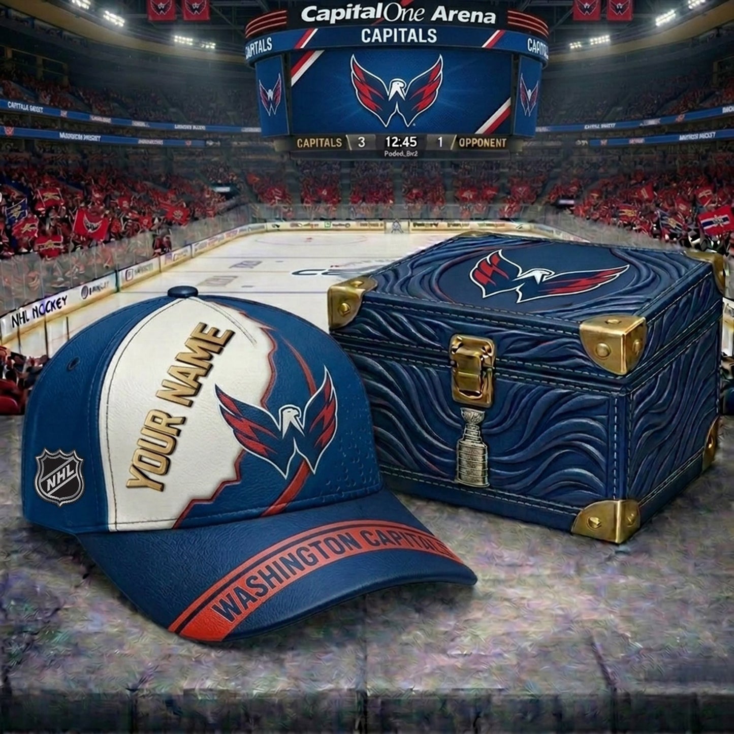 PREMIUM NHL X WC CRACK CUSTOM NAME V4 HAT NDT NHM 200426