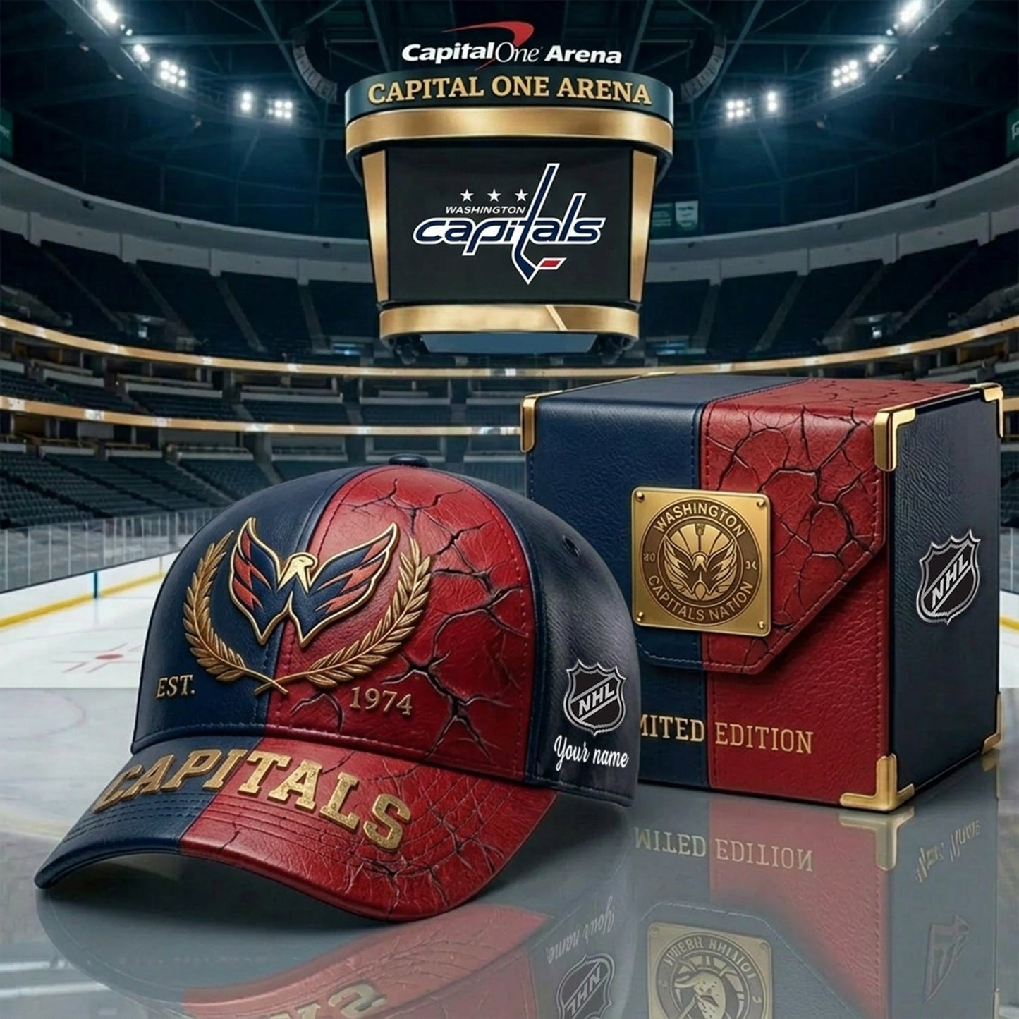 PREMIUM NHL X WC CRACK CUSTOM NAME V6 HAT NDT NHM 230426
