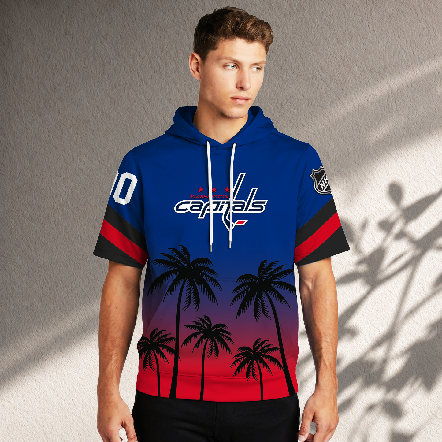 PREMIUM NHL X WC Short Sleeve Hoodie T-Shirt FOR SUMMER HOLIDAY NDT VHM 160526