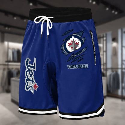 PREMIUM NHL X WJ Summer Fitness Breathable Basketball Shorts NDT NHM 240426