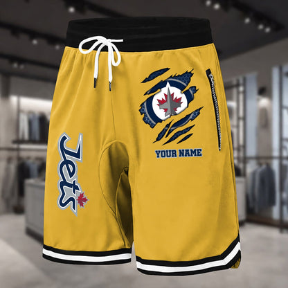 PREMIUM NHL X WJ Summer Fitness Breathable Basketball Shorts NDT NHM 240426