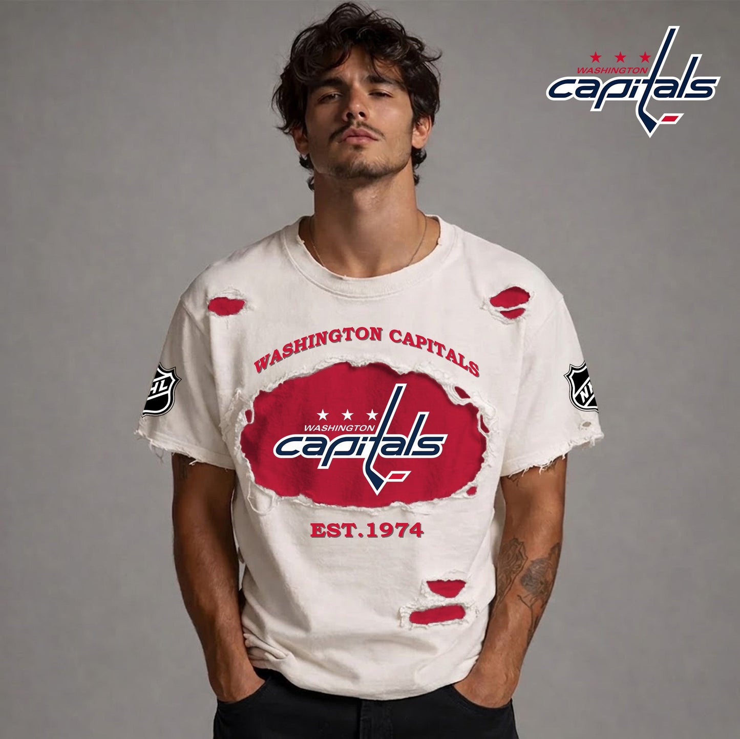 PREMIUM NHL  x WC RETRO WASH SHIRT NDT NTN 080426