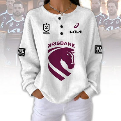 PREMIUM NRL X BB  Woman Waffle  Classic Hoodie NDT NQK 240326