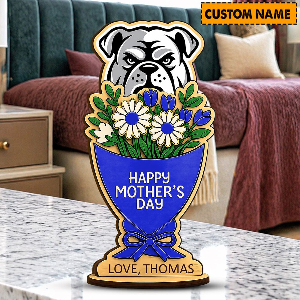 PREMIUM NRL X CB Custom Name Happy Mother's Day Wooden Plaque Gifts For Fan NDT LVH 180426
