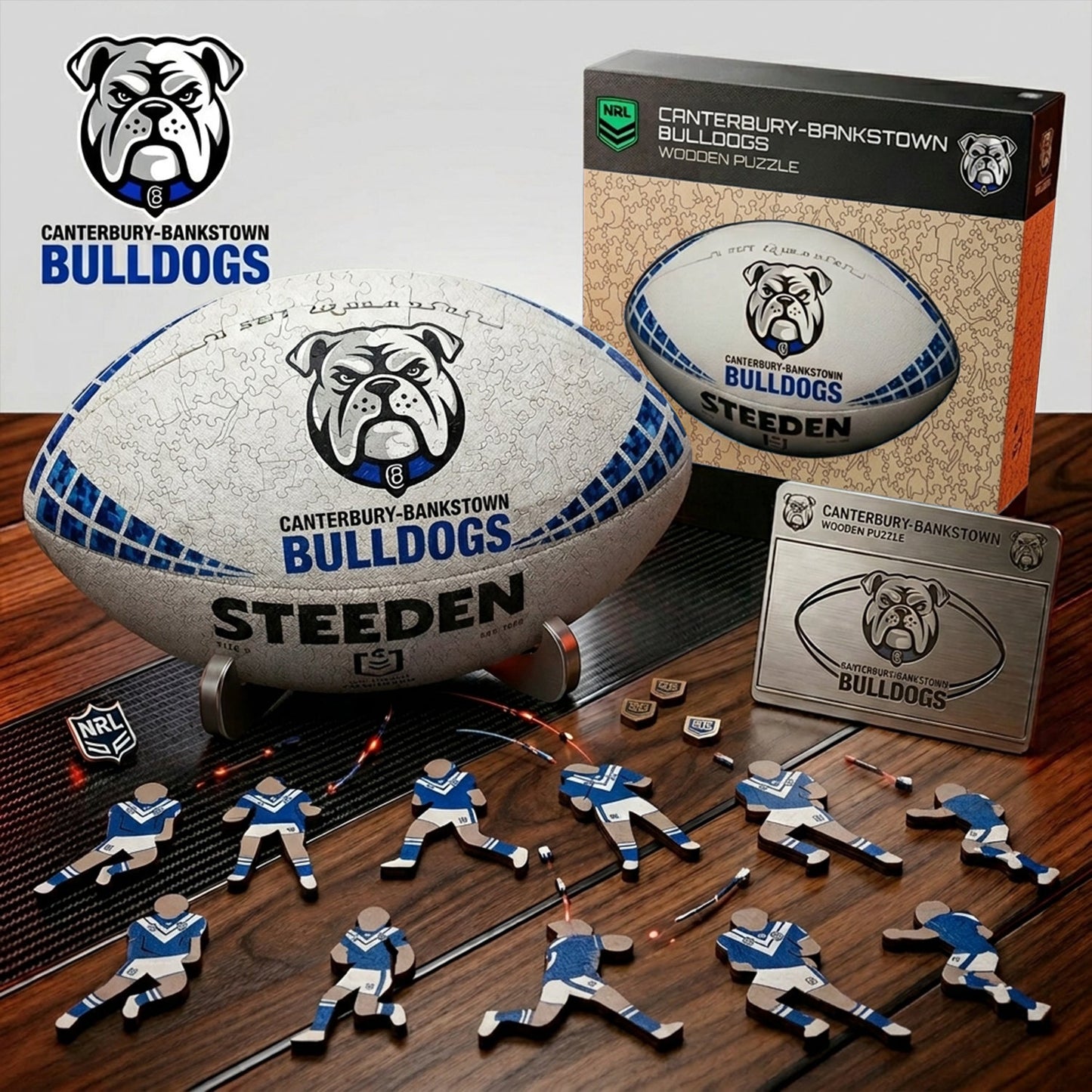 PREMIUM NRL X CBB 3D Wooden Puzzle Gift For Fan Limited Editions NDT NHM 030626