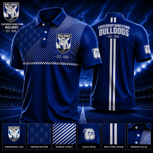 PREMIUM NRL X CBB LUXURY GAMEDAY POLO SHIRT LIMITED EDITIONS 240626