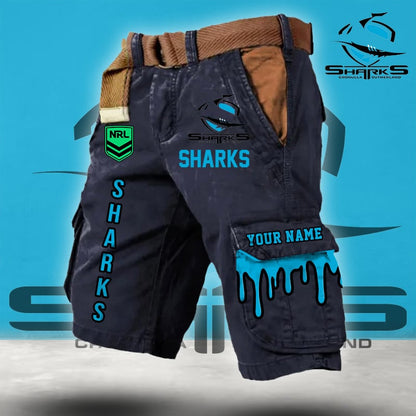 PREMIUM NRL X CS Cargo Shorts Custom Name Limited Edition NDT LVH