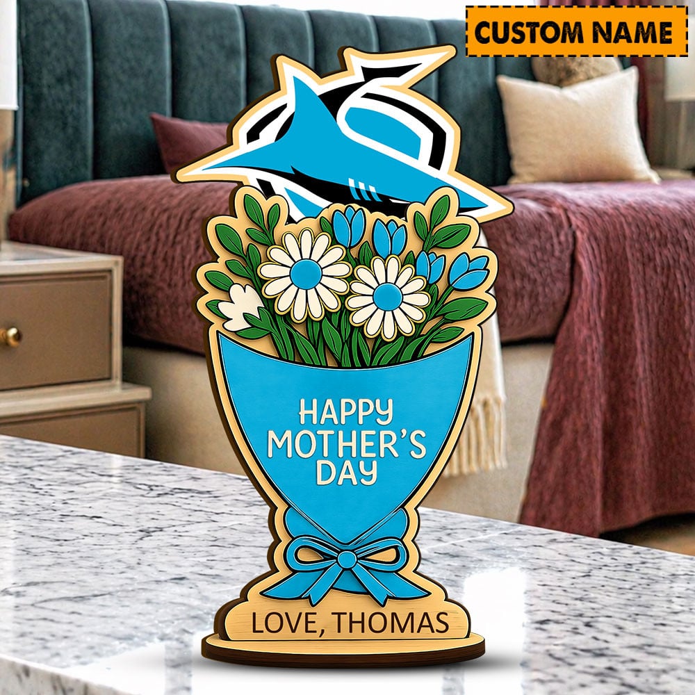 PREMIUM NRL X CS Custom Name Happy Mother's Day Wooden Plaque Gifts For Fan NDT LVH 180426