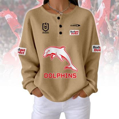 PREMIUM NRL X D Woman Waffle  Classic Hoodie NDT NQK 240326