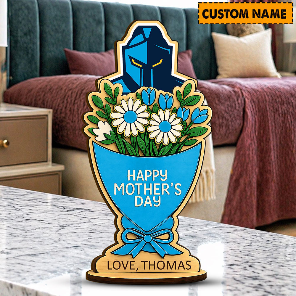 PREMIUM NRL X GCT Custom Name Happy Mother's Day Wooden Plaque Gifts For Fan NDT LVH 180426