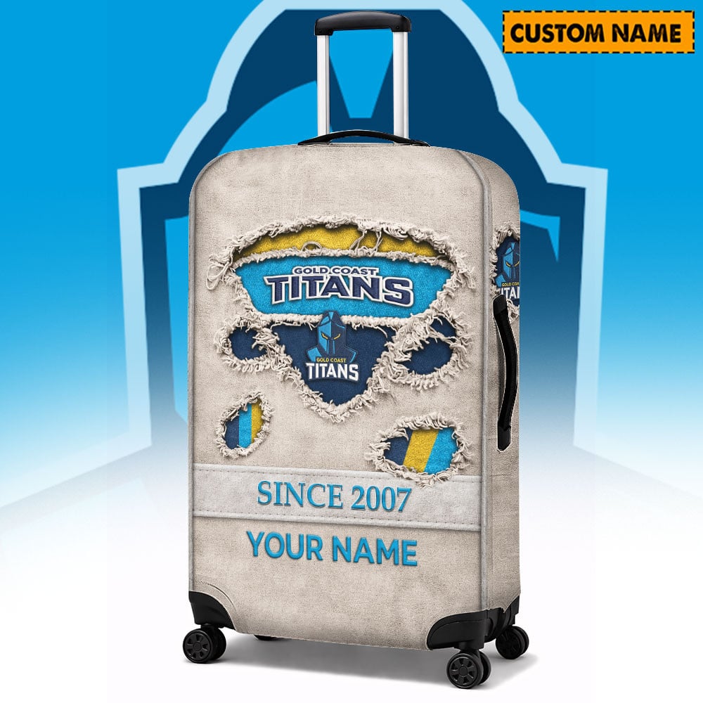 PREMIUM NRL X GCT Vintage Luggage Cover Custom Name NDT LVH 310326