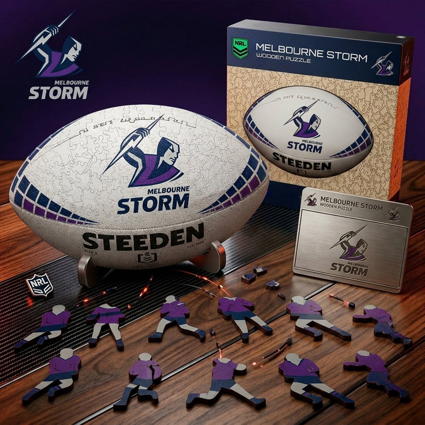 PREMIUM NRL X MS 3D Wooden Puzzle Gift For Fan Limited Editions NDT NHM 030626