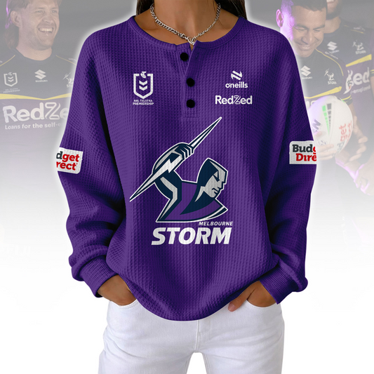 PREMIUM NRL X MS Woman Waffle  Classic Hoodie NDT NQK 240326